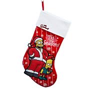 Simpsons Homer Simpson Printed Applique Stocking